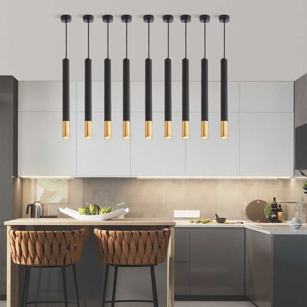 Pendant Light Minimalist Tube Design