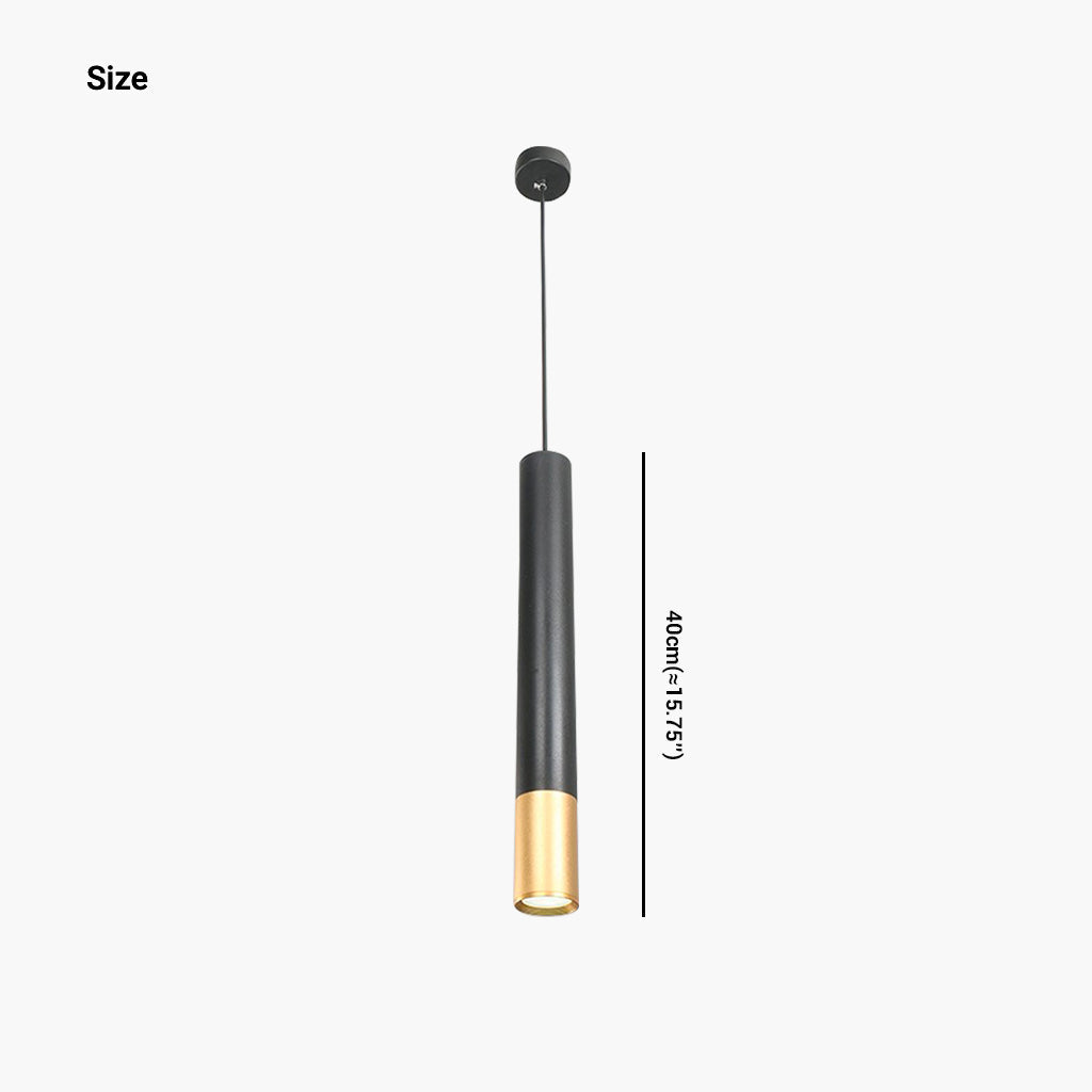 Pendant Light Minimalist Tube Design