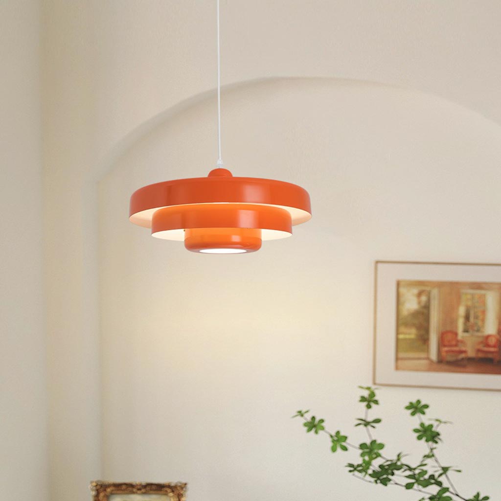 Pendant Light Danish Colorful Tiered Lamp