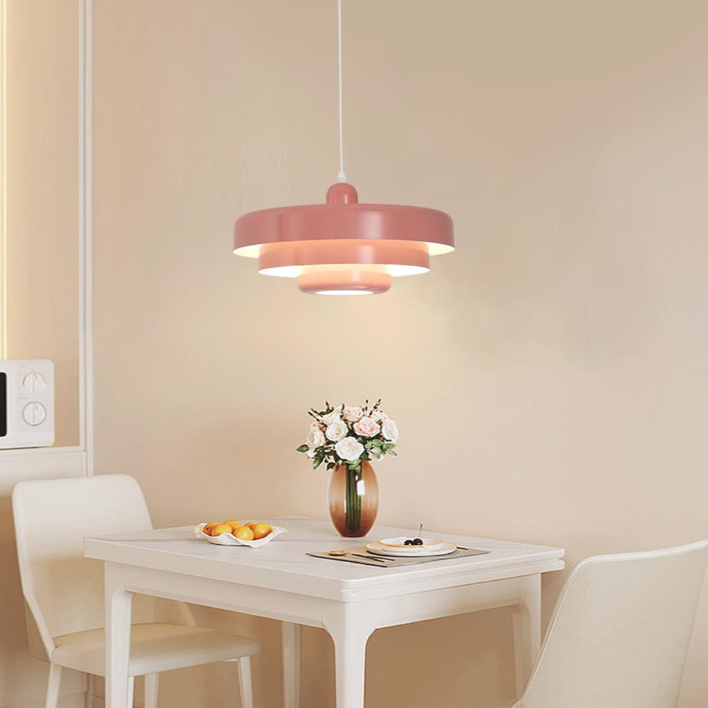 Pendant Light Danish Colorful Tiered Lamp