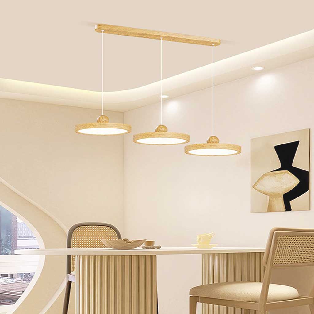 Pendant Light Minimalist Wood Grain