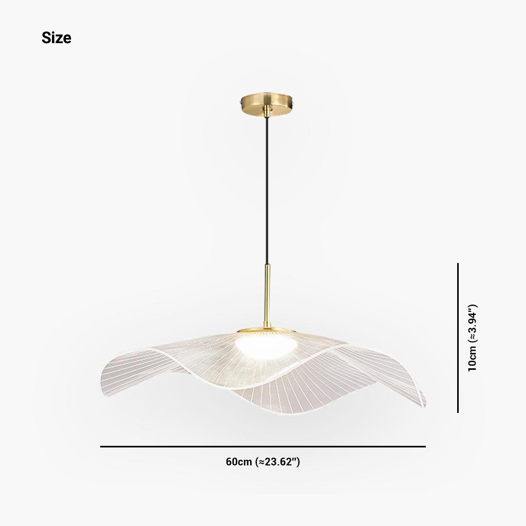 Pendant Light Elegant Lotus Leaf