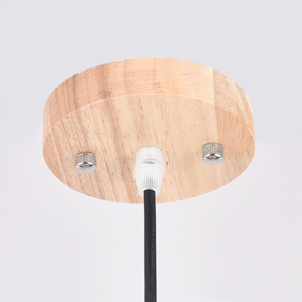 Pendant Light Fixture Retro Wood