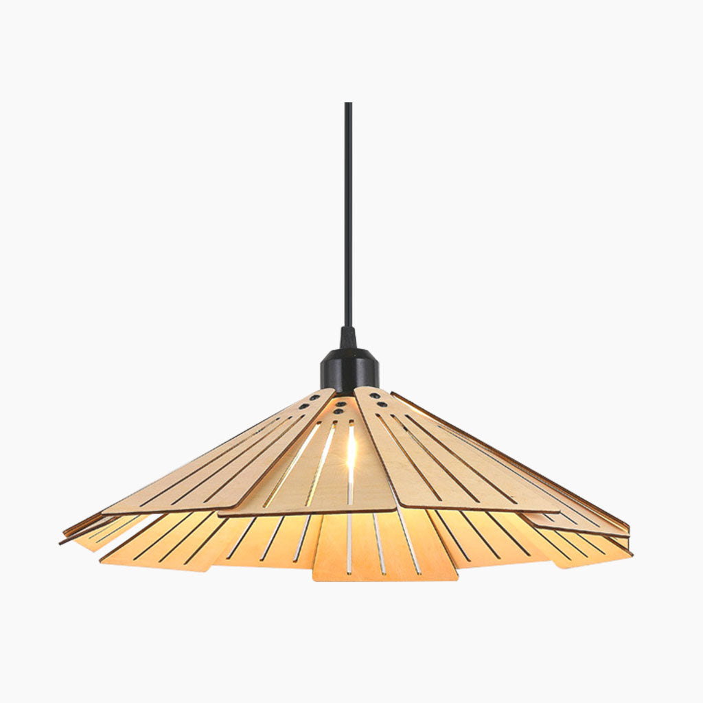 Pendant Light Fixture Retro Wood