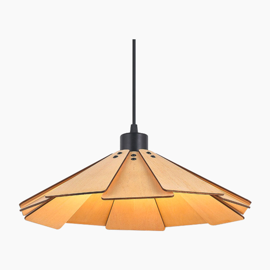 Pendant Light Fixture Retro Wood