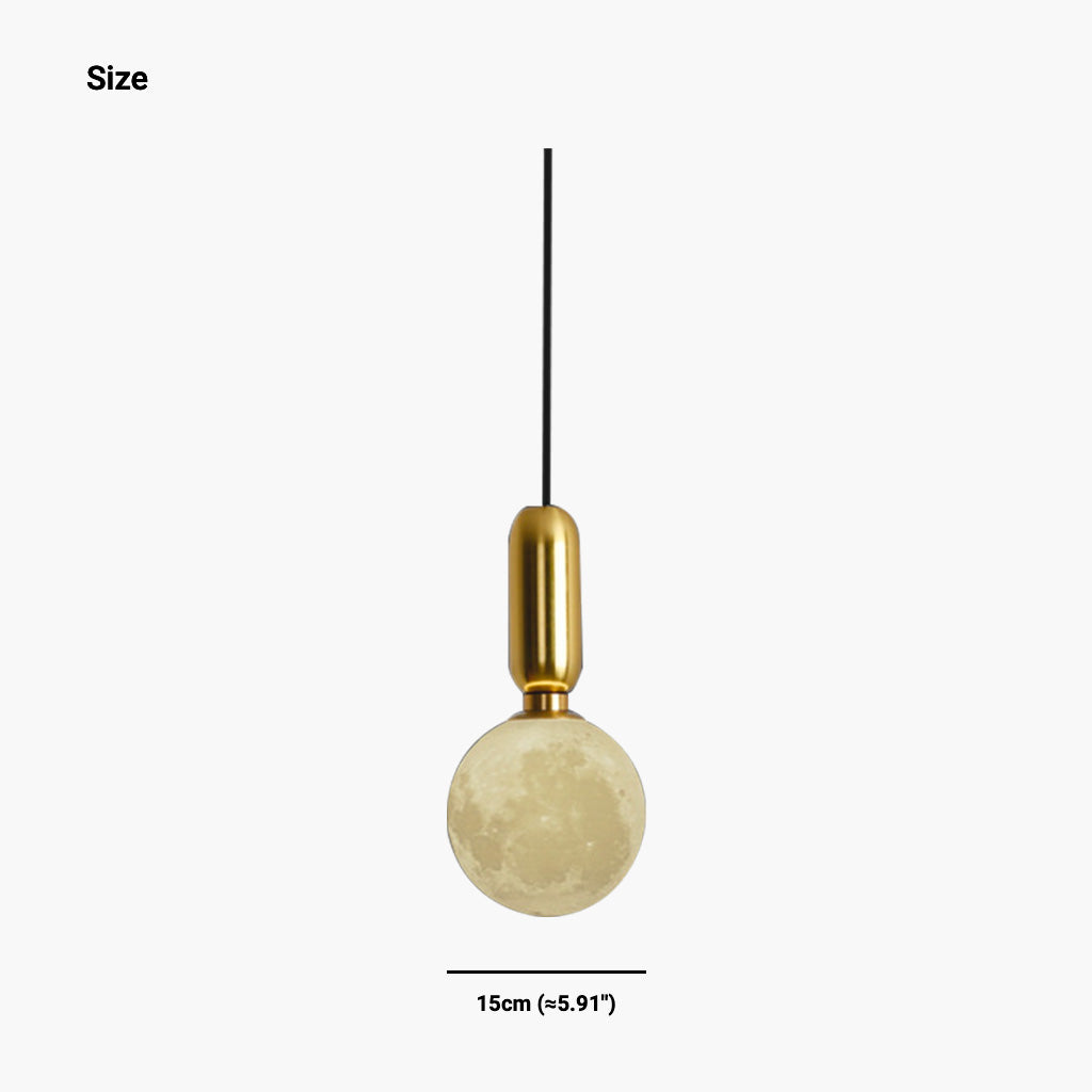 Pendant Light Nordic Moon Globe