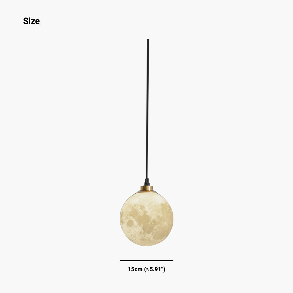 Pendant Light Nordic Moon Globe