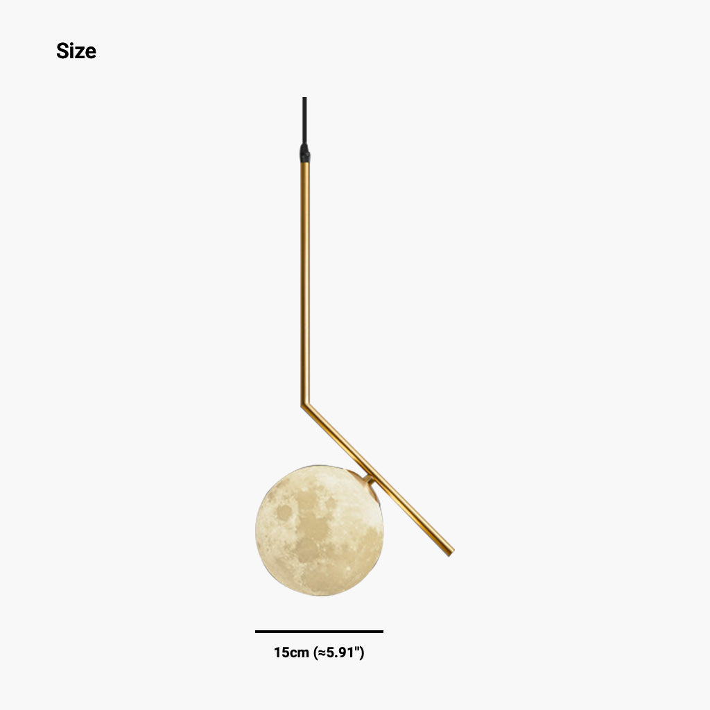 Pendant Light Nordic Moon Globe