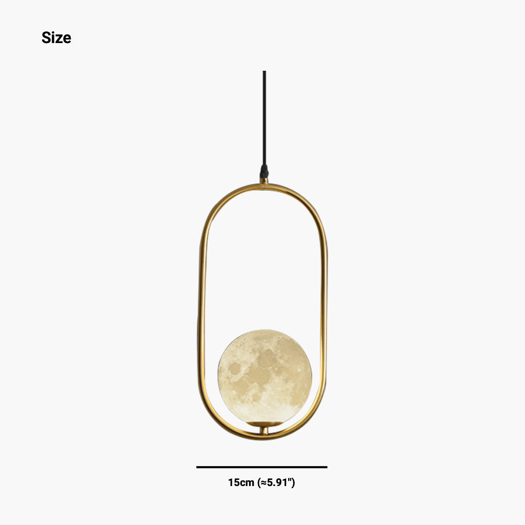 Pendant Light Nordic Moon Globe