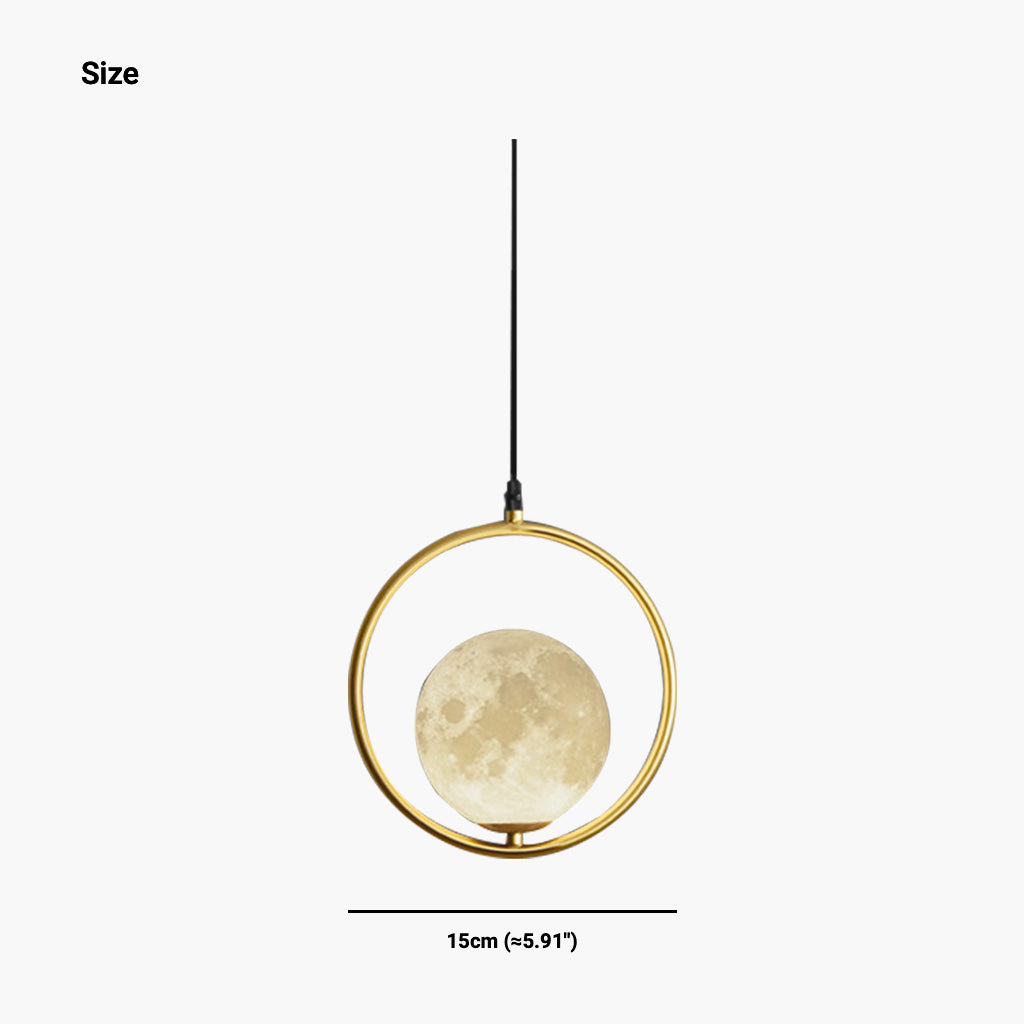 Pendant Light Nordic Moon Globe