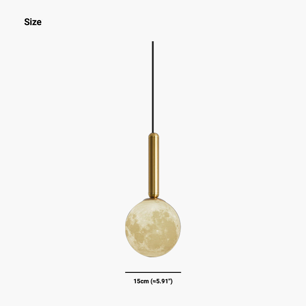 Pendant Light Nordic Moon Globe