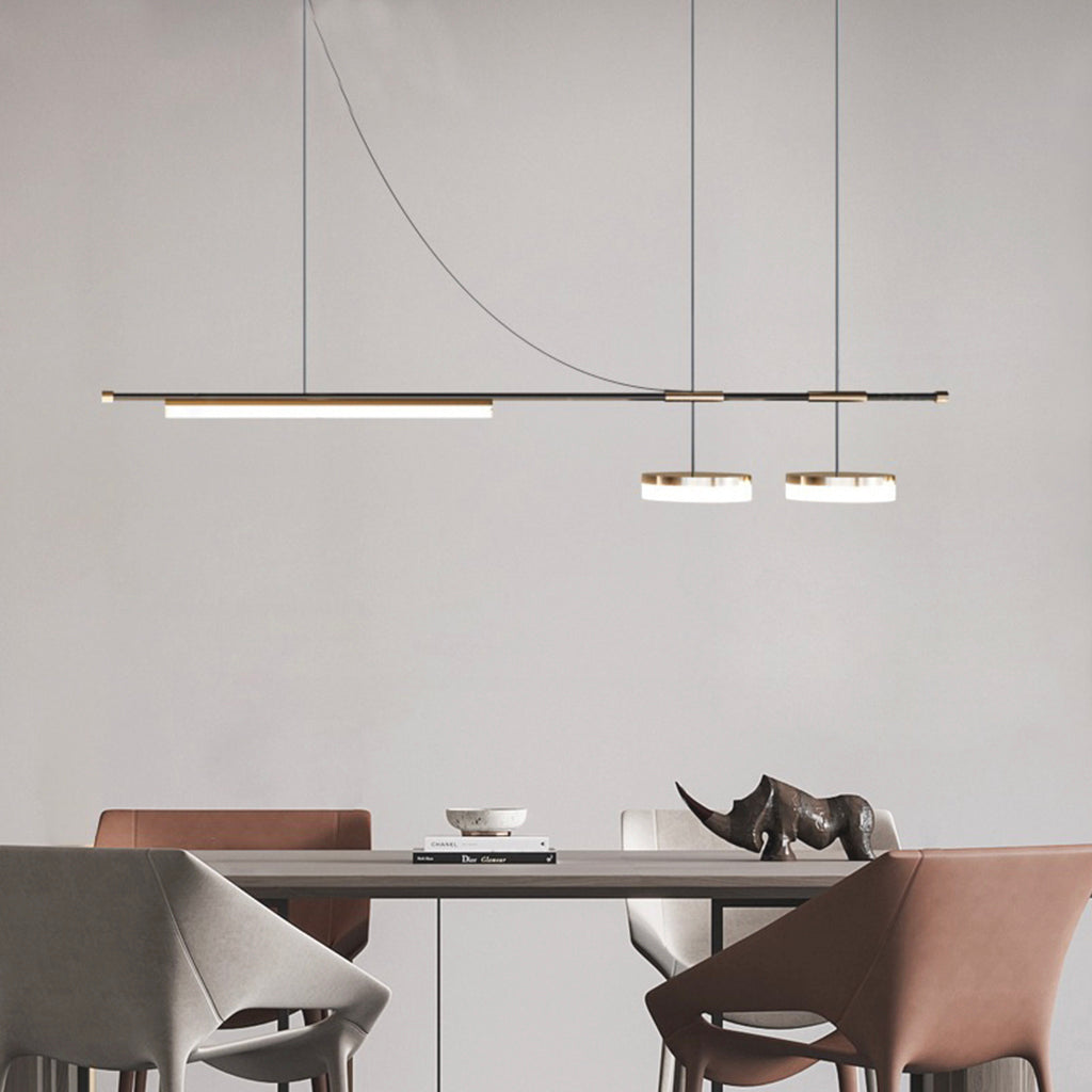 Pendant Light Black & Gold Pendant