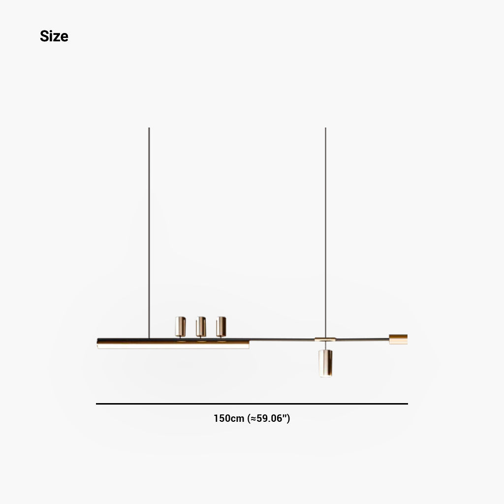 Pendant Light Black & Gold Pendant