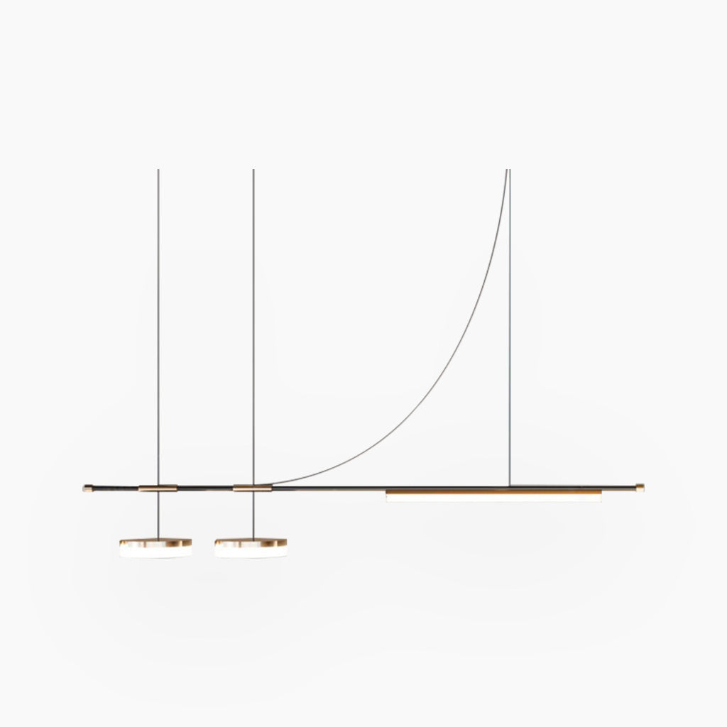 Pendant Light Black & Gold Pendant