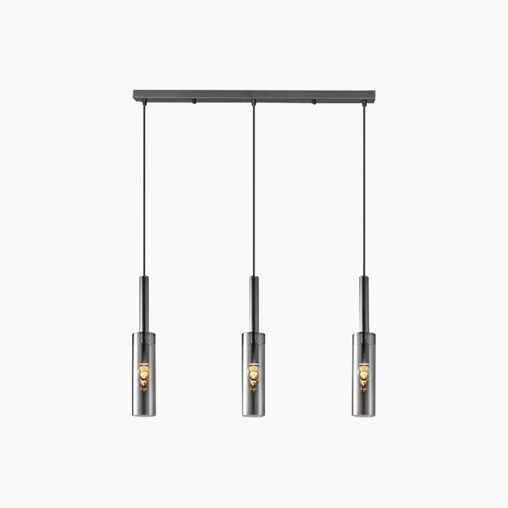 Pendant Light Minimalist Copper Crystal