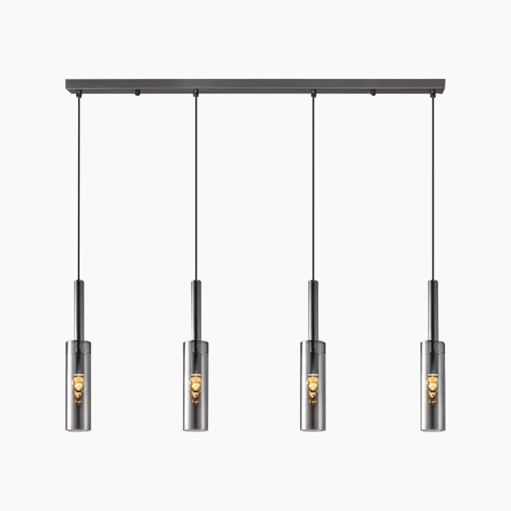 Pendant Light Minimalist Copper Crystal