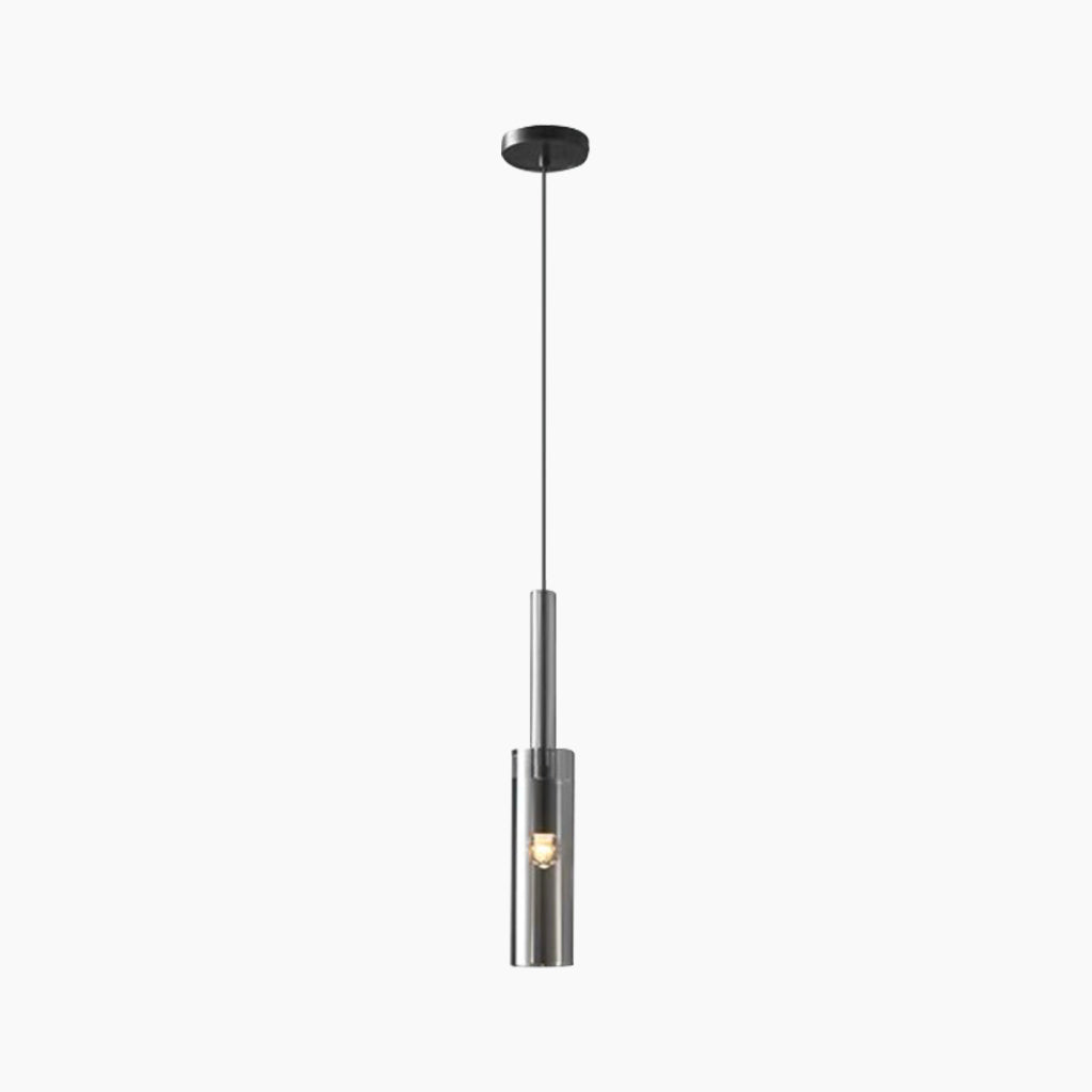 Pendant Light Minimalist Copper Crystal