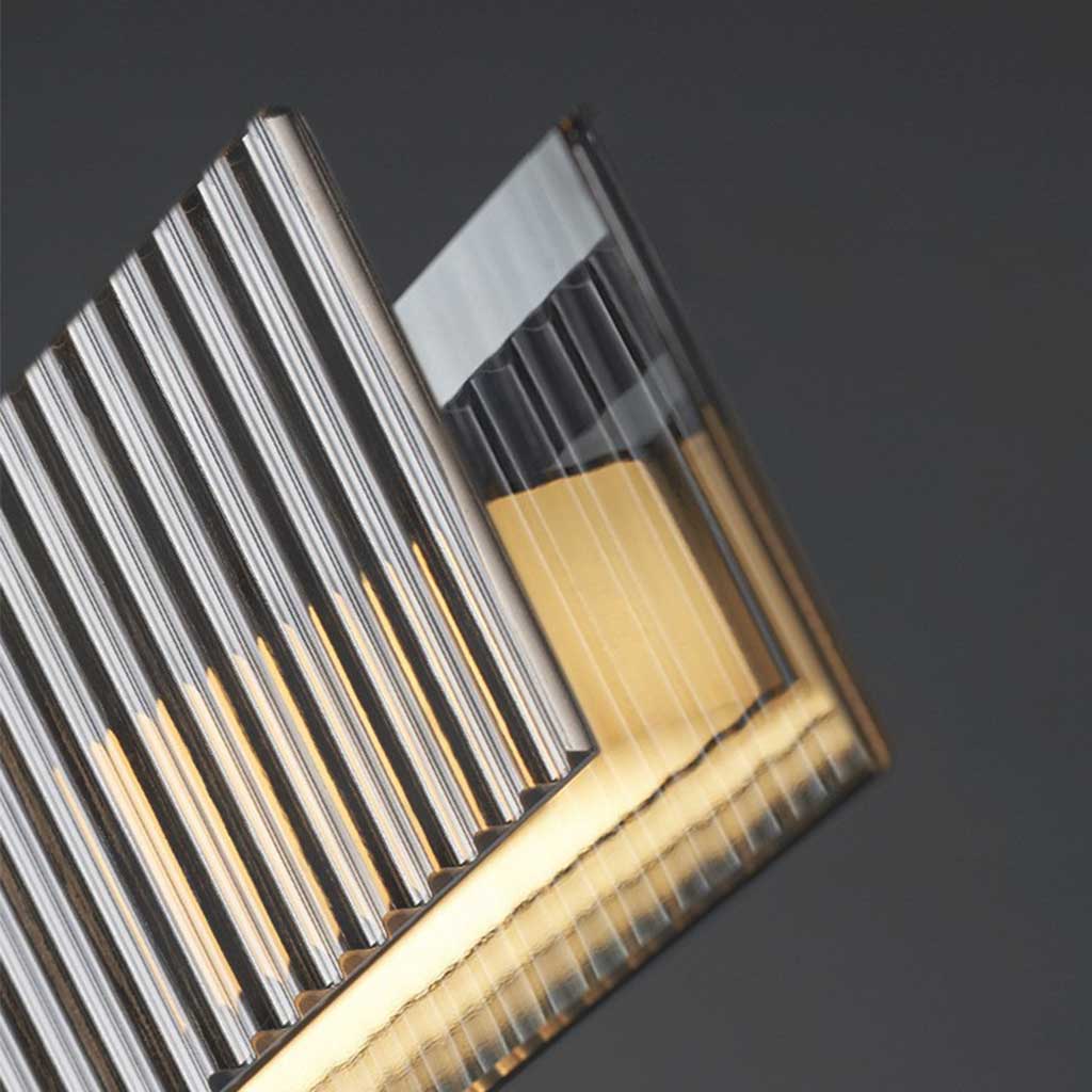 Pendant Light Black Linear Glow