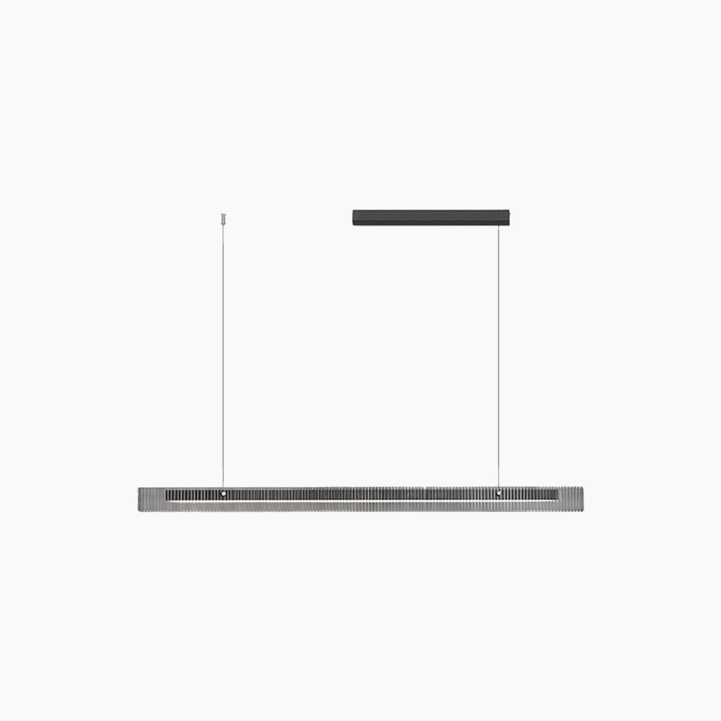 Pendant Light Black Linear Glow