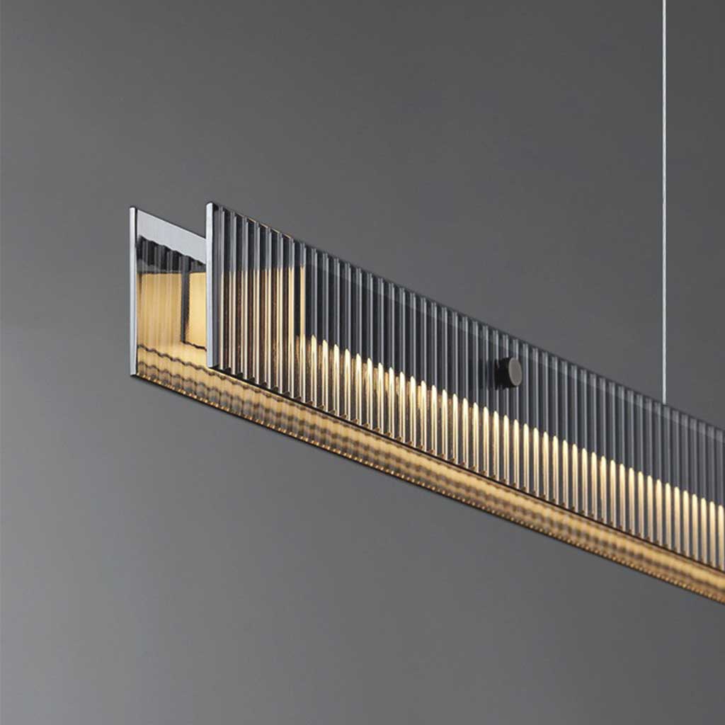 Pendant Light Black Linear Glow