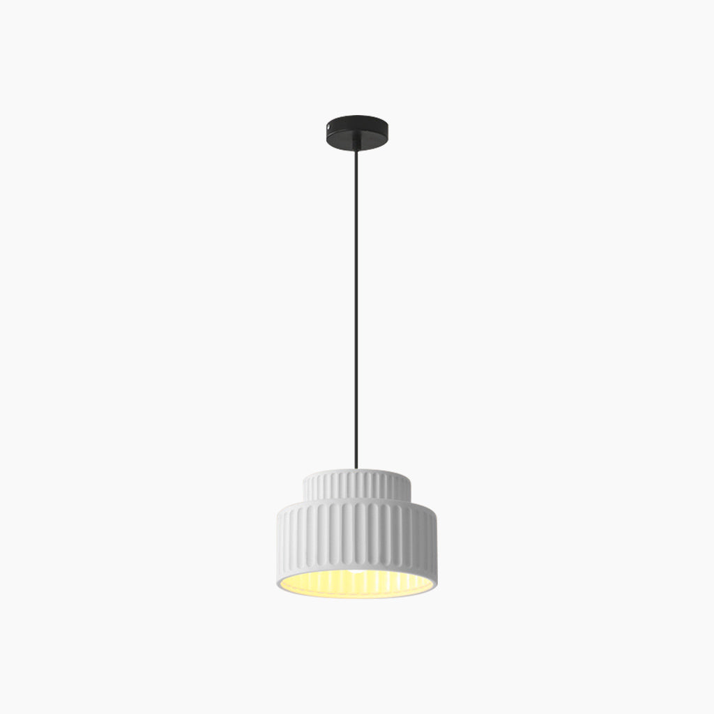 Flush Mount Ceiling Light / Pendant Light Nordic Cream Pleated, 4 Colors