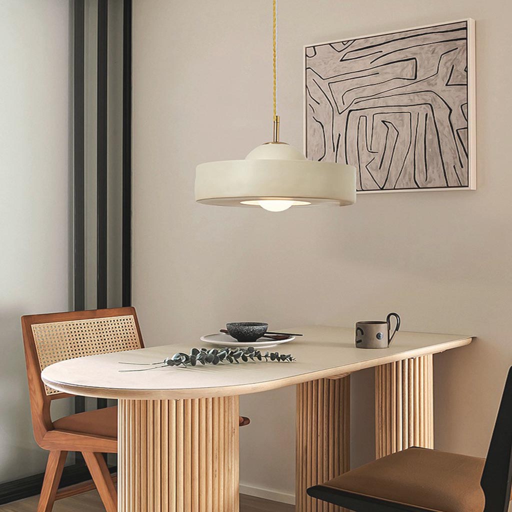 Pendant Light Nordic Gream Round Resin, 5 Colors