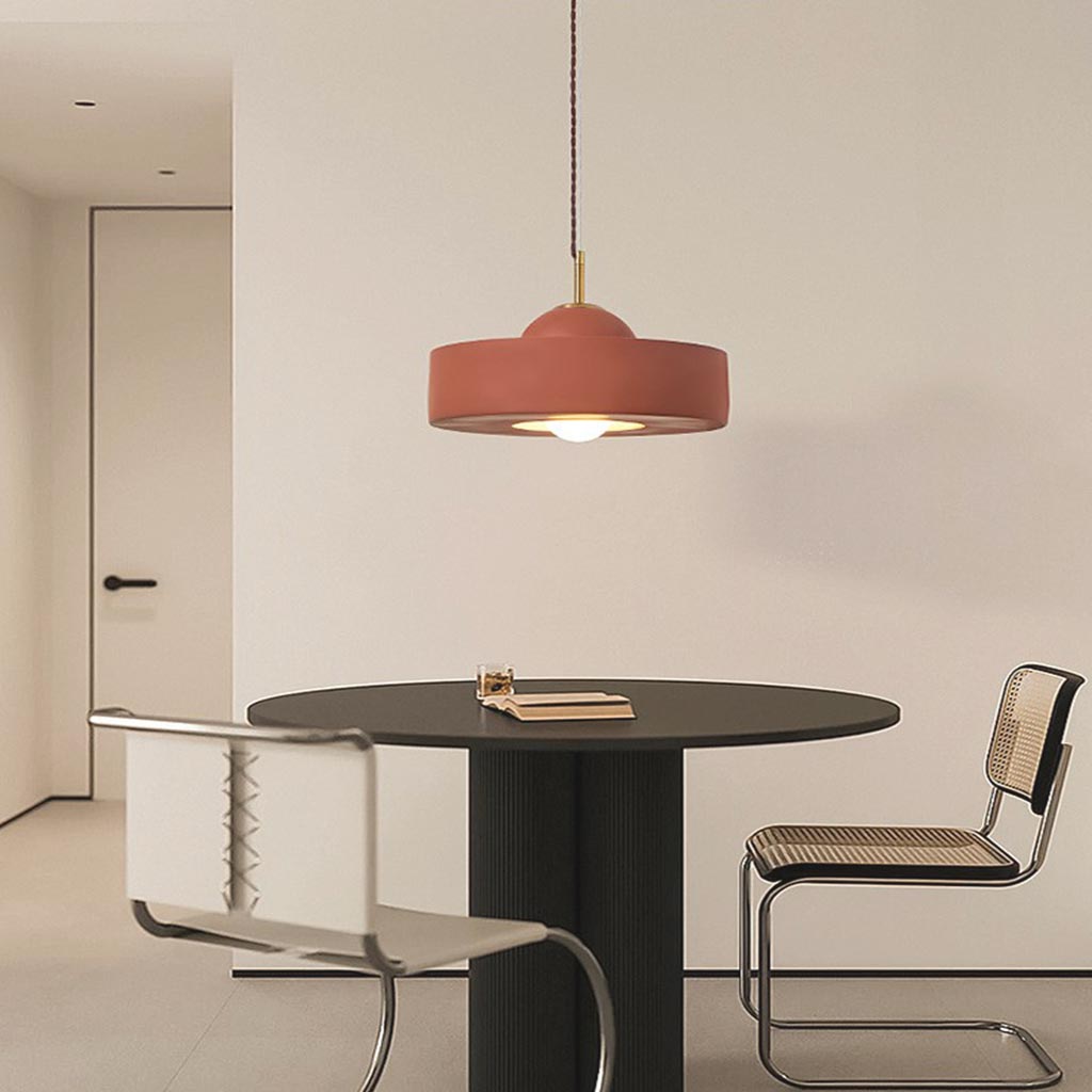 Pendant Light Nordic Gream Round Resin, 5 Colors
