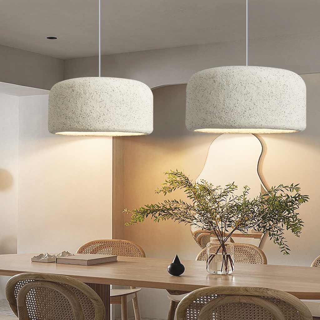 Pendant Light Wabi-Sabi Drum Fixture