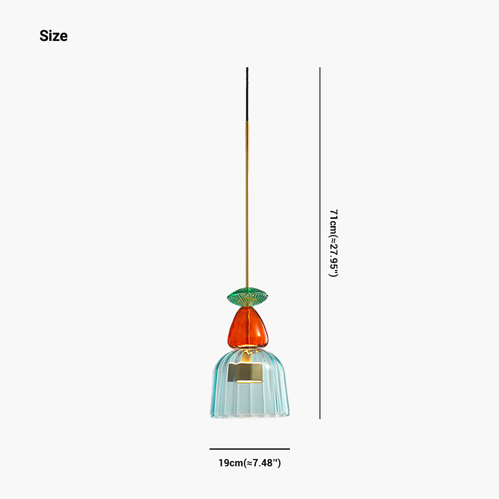 Pendant Light Nordic Stained Glass