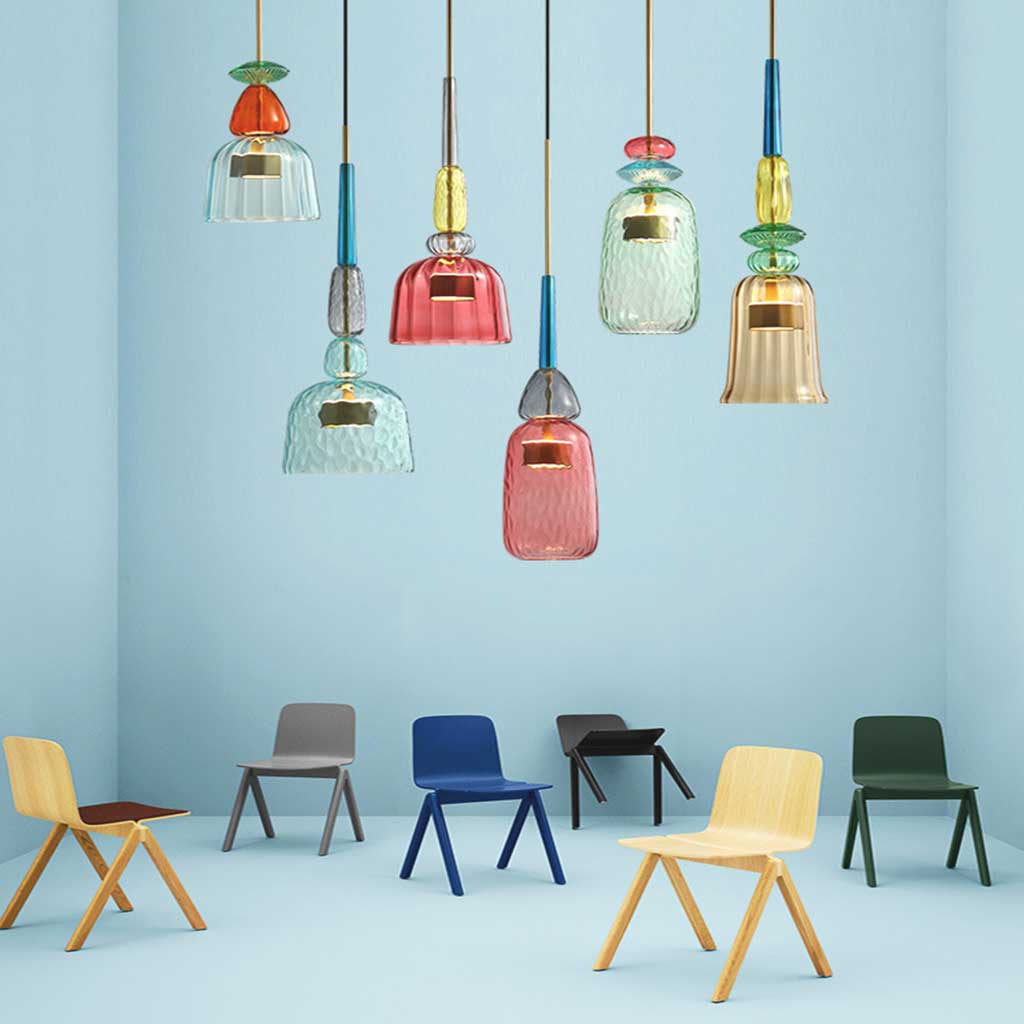 Pendant Light Nordic Stained Glass