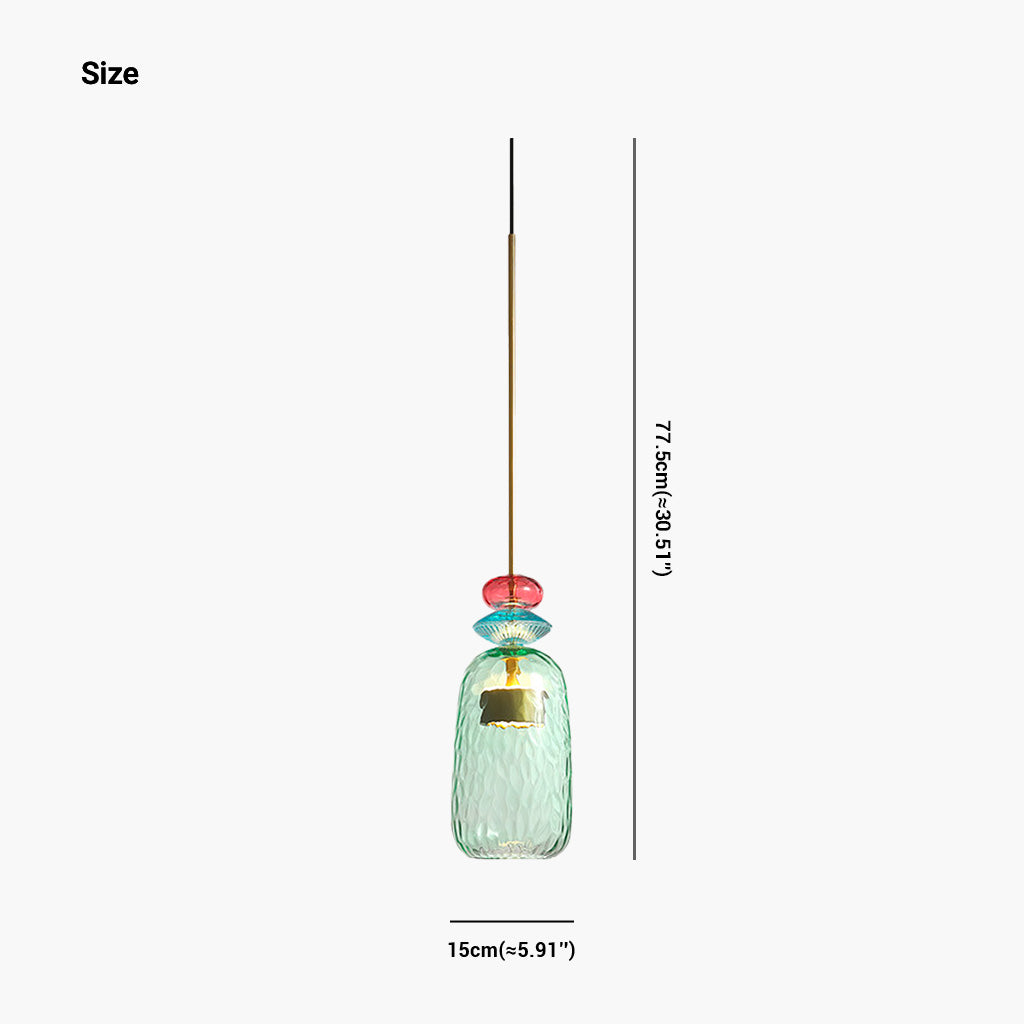 Pendant Light Nordic Stained Glass