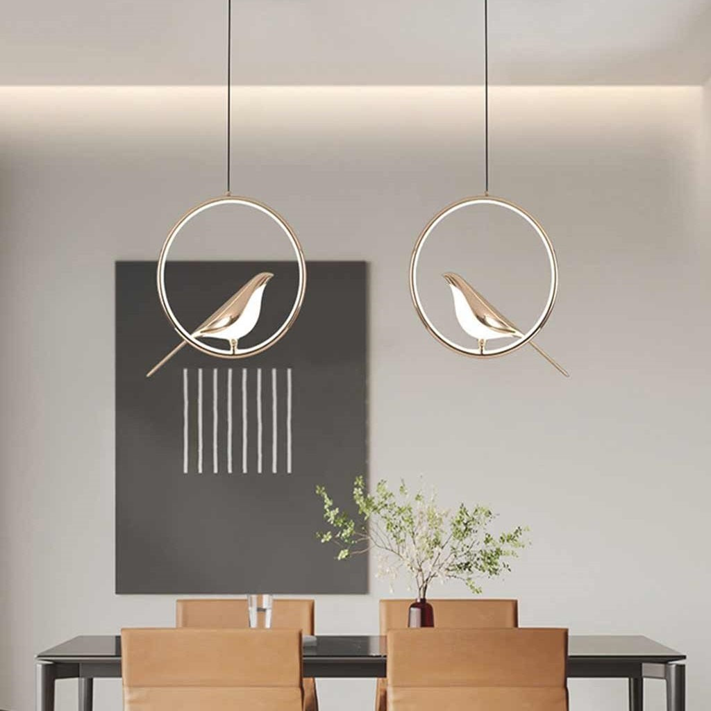 Magpie Bird LED Pendant Light