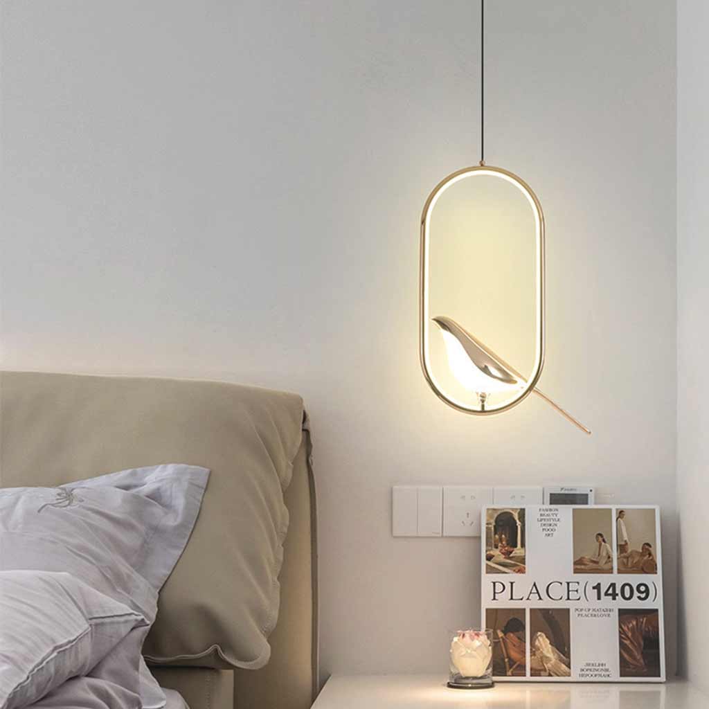 Magpie Bird LED Pendant Light