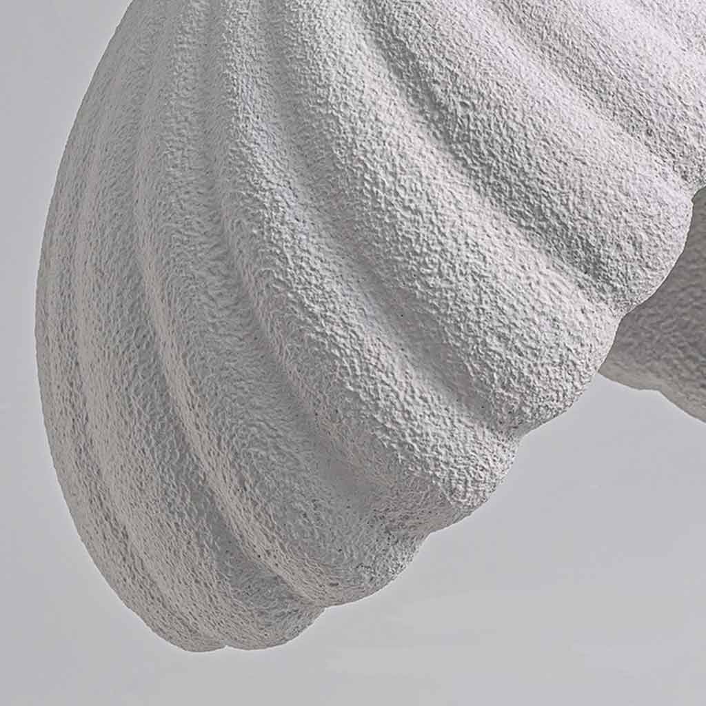 Pendant Light Unique Japanese Wabi-Sabi Cement, White