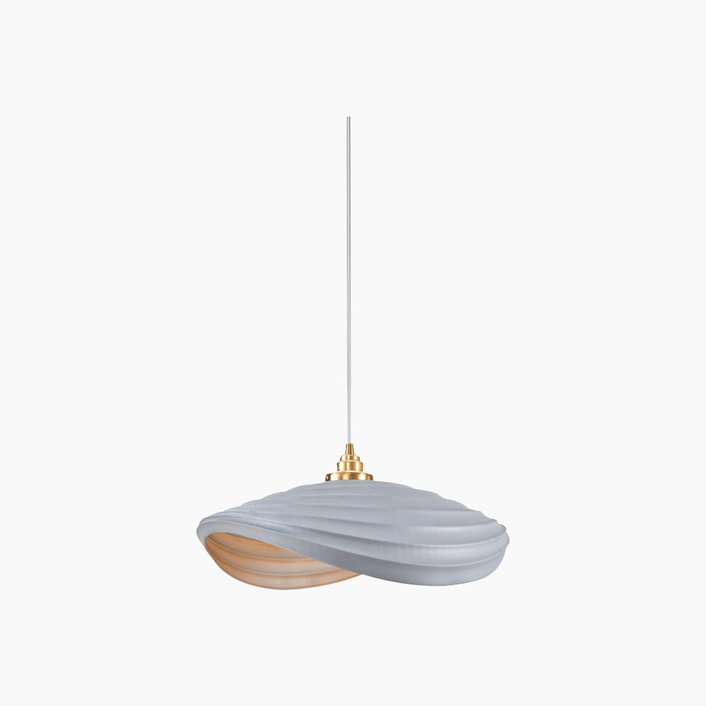 Pendant Light Unique Wabi-Sabi Cream Colored, Resin