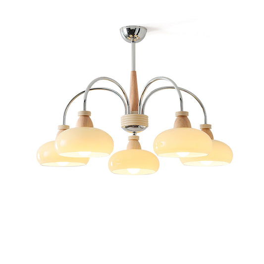 Persimmon Wood Chandelier