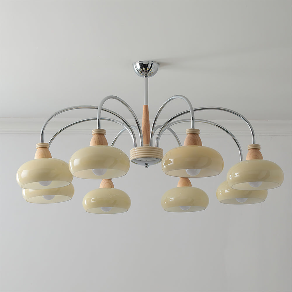 Persimmon Wood Chandelier