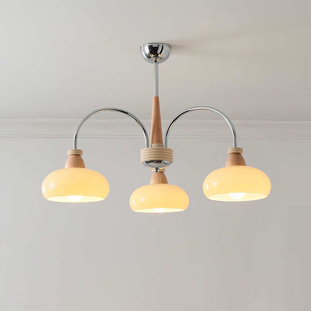 Persimmon Wood Chandelier