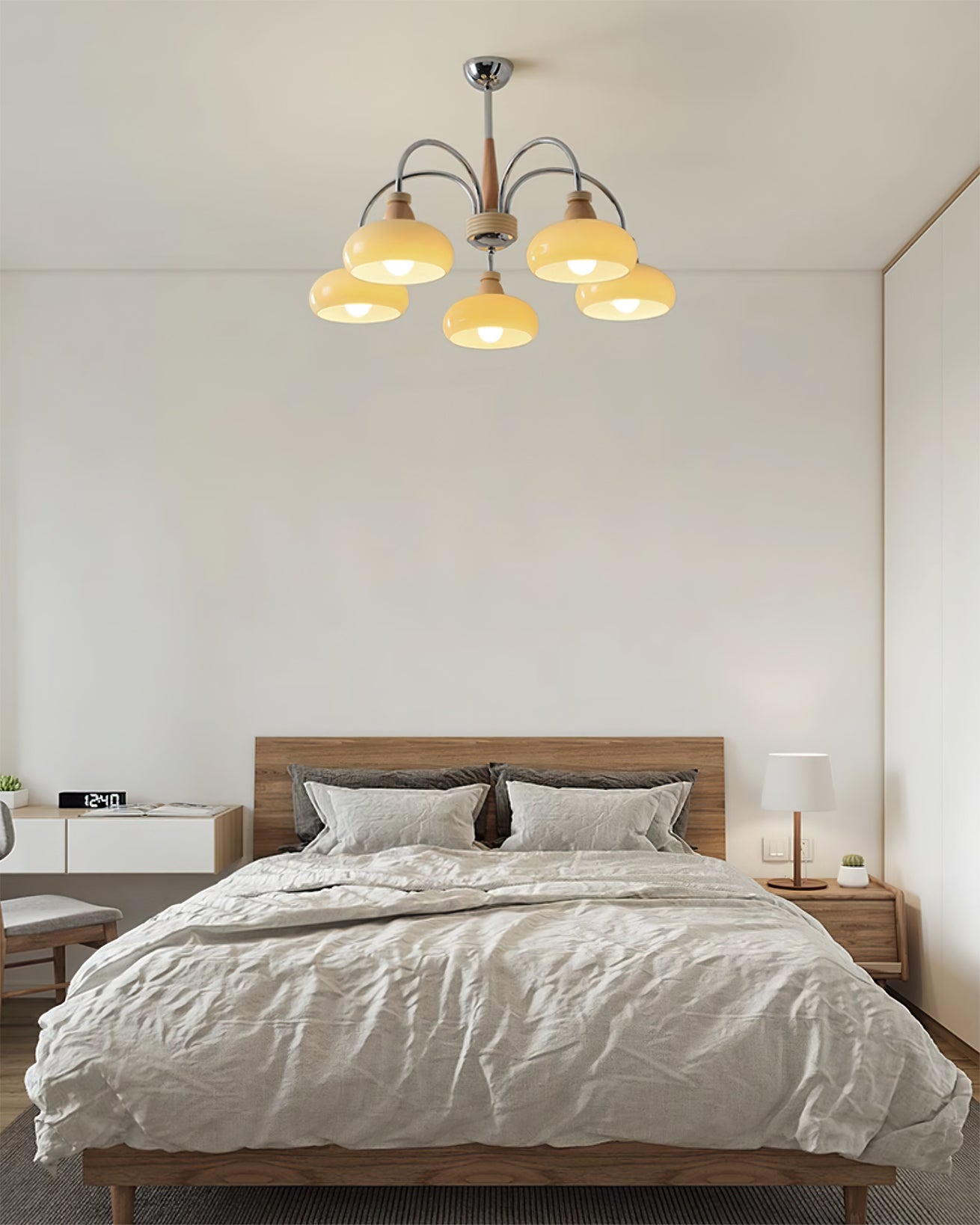 Persimmon Wood Chandelier