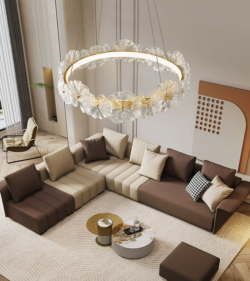 Petal Halo Elegant Chandelier