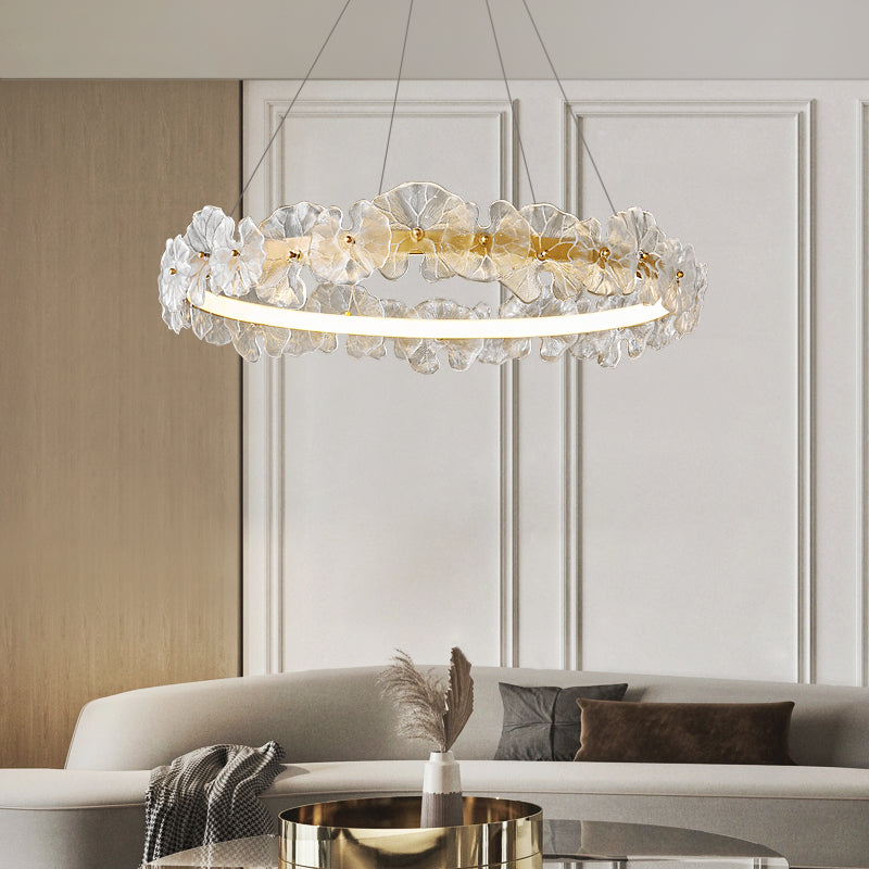 Petal Halo Elegant Chandelier