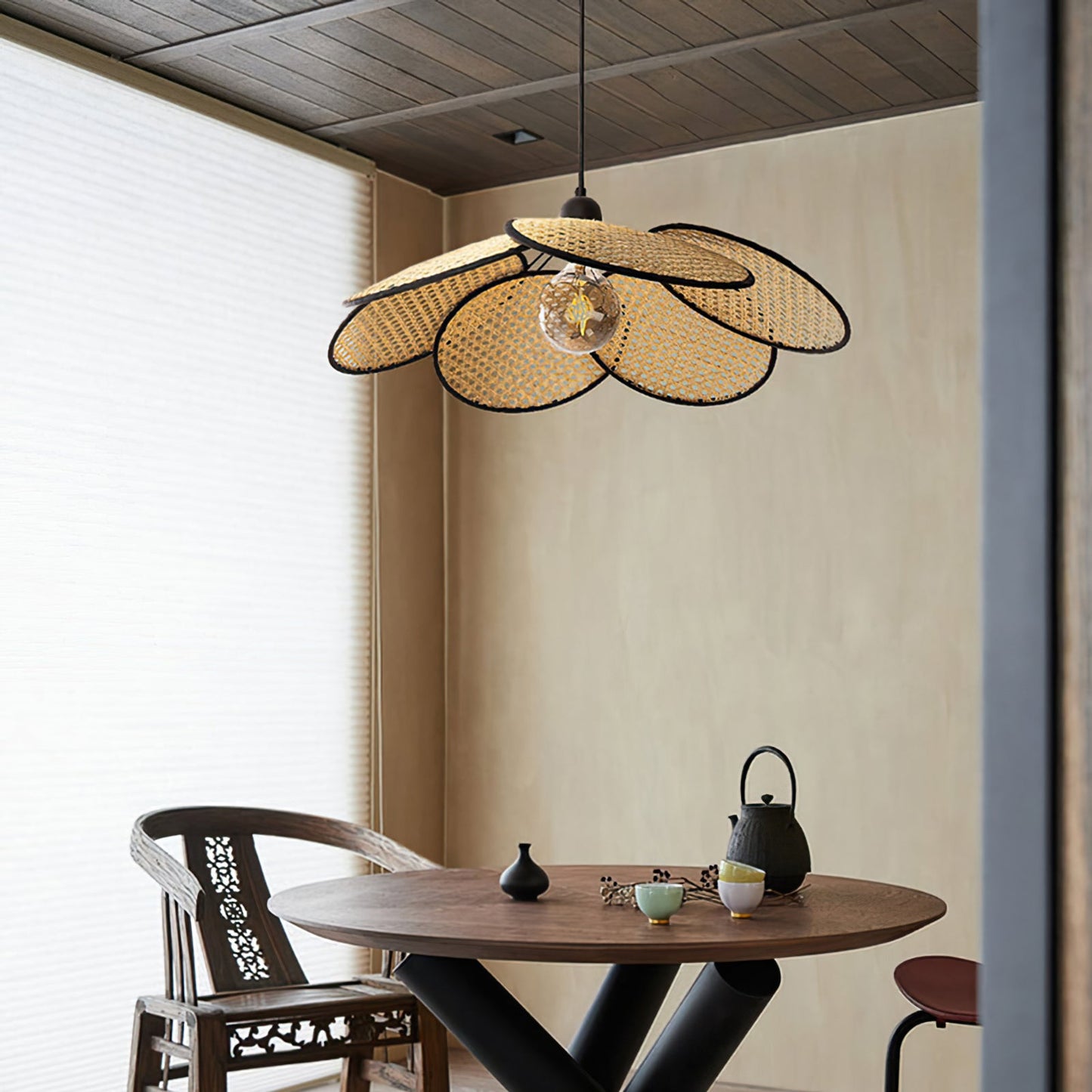 Campbell Rattan Pendant Lamp