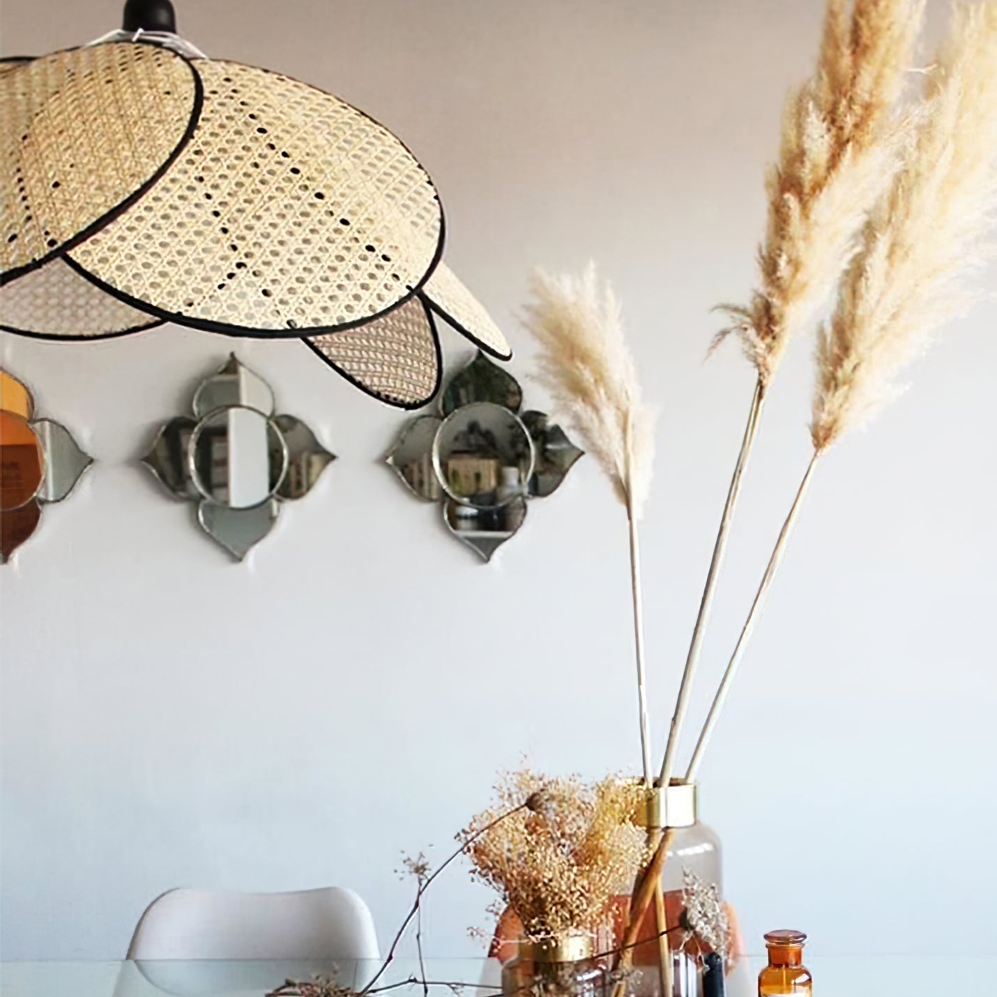 Campbell Rattan Pendant Lamp