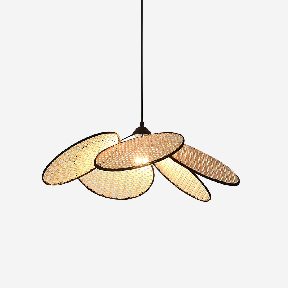 Petals Rattan Pendant Light