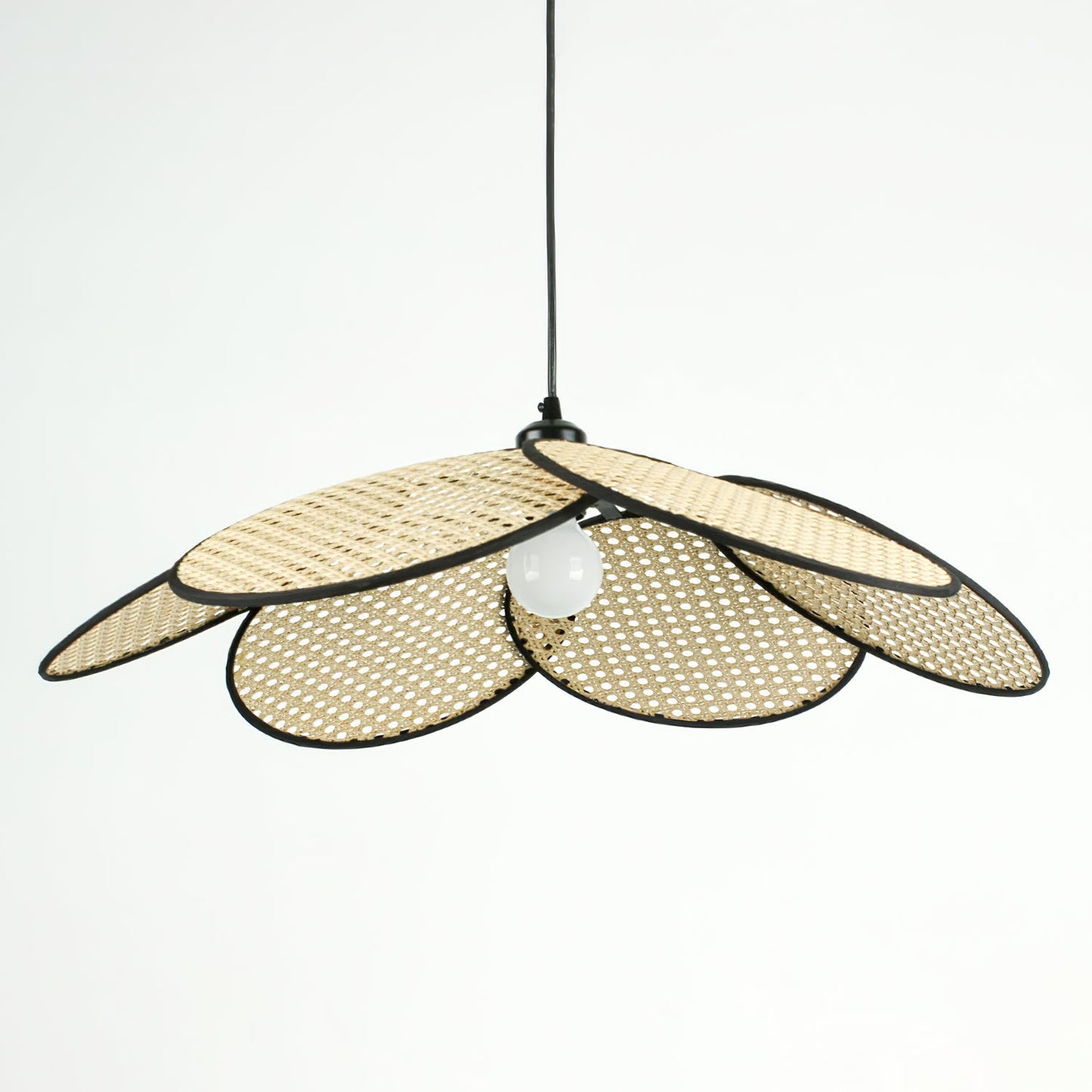 Petals Rattan Pendant Light