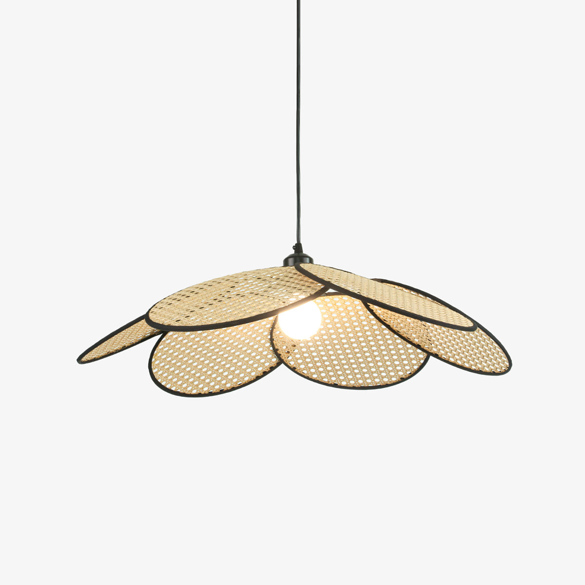 Petals Rattan Pendant Light