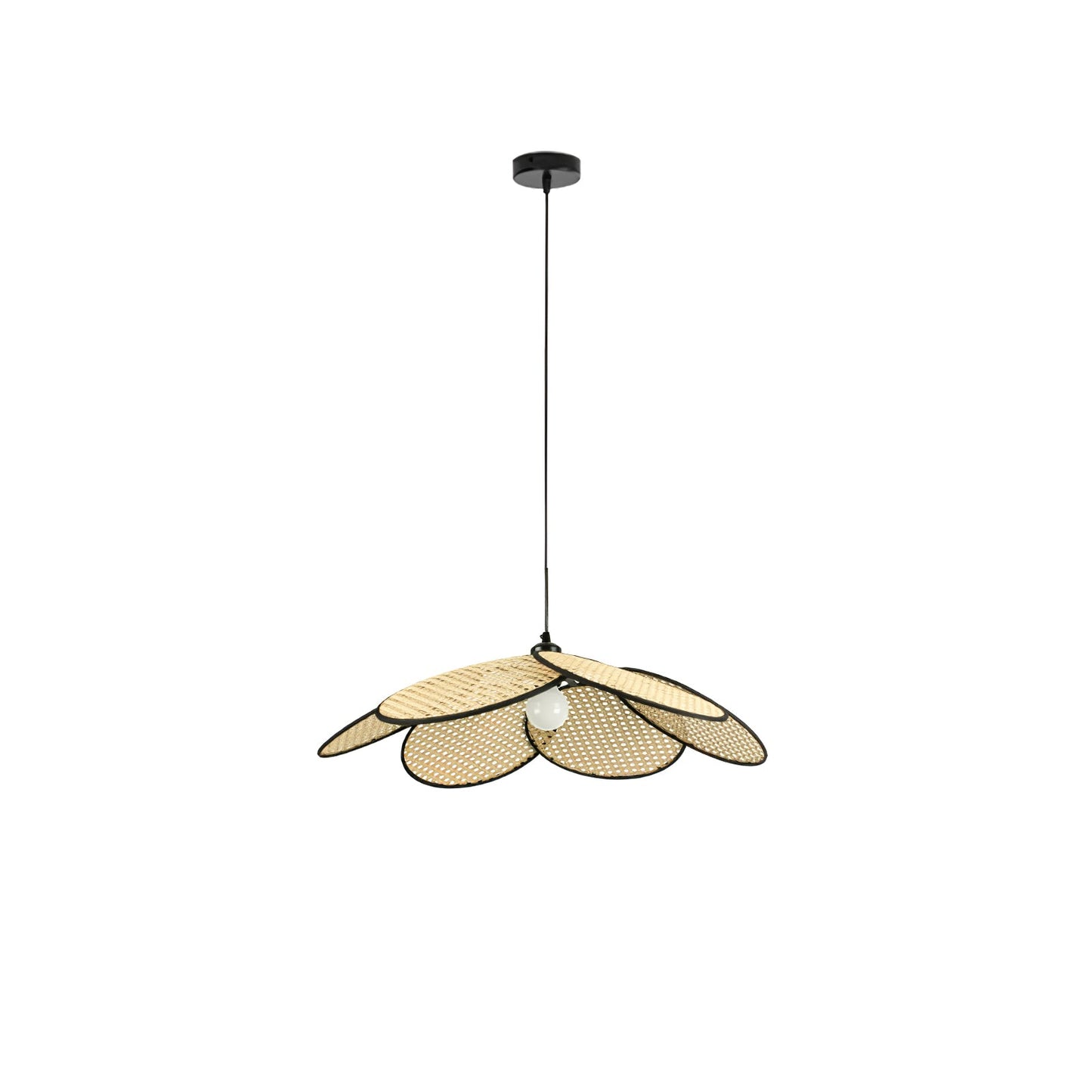 Petals Rattan Pendant Light