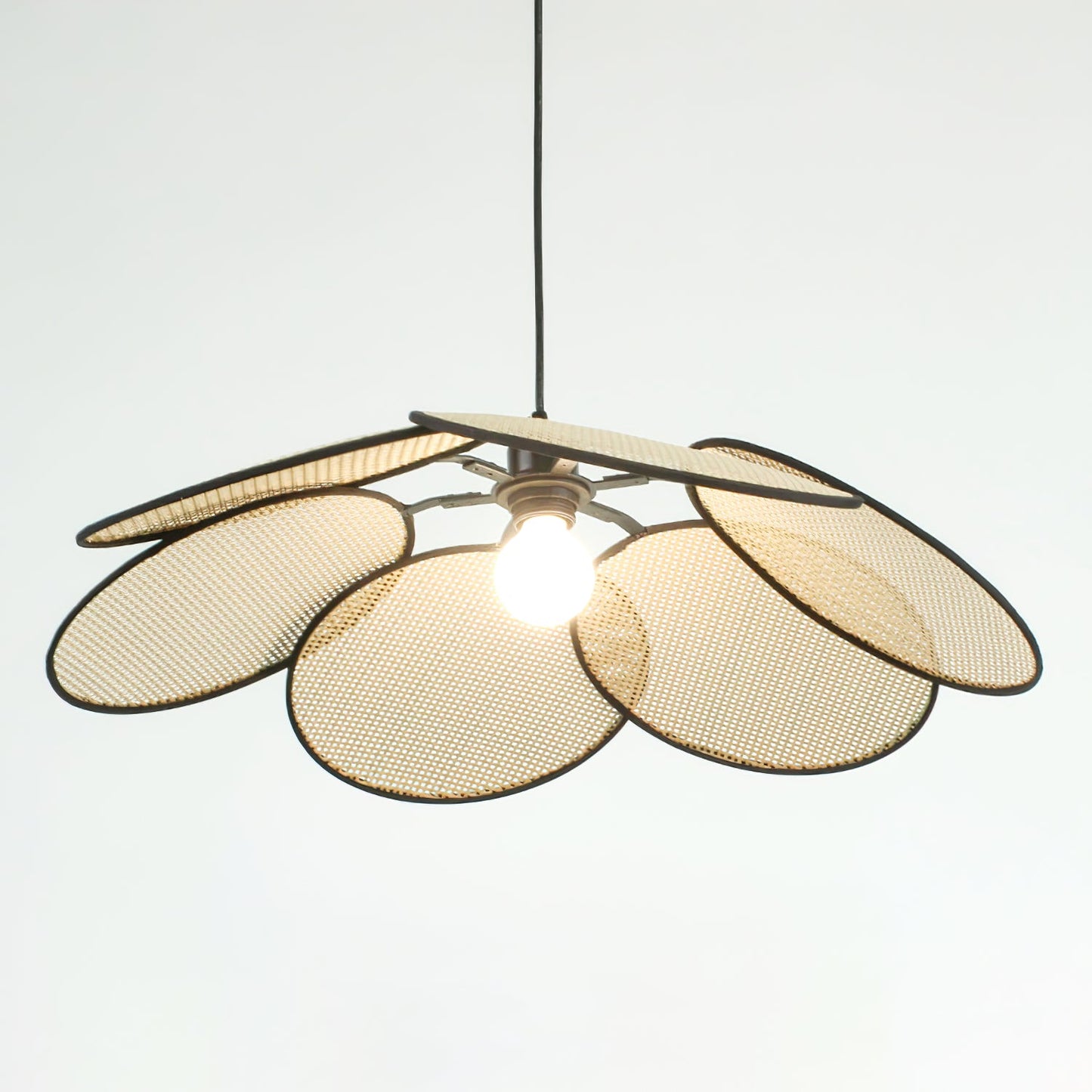 Petals Rattan Pendant Light
