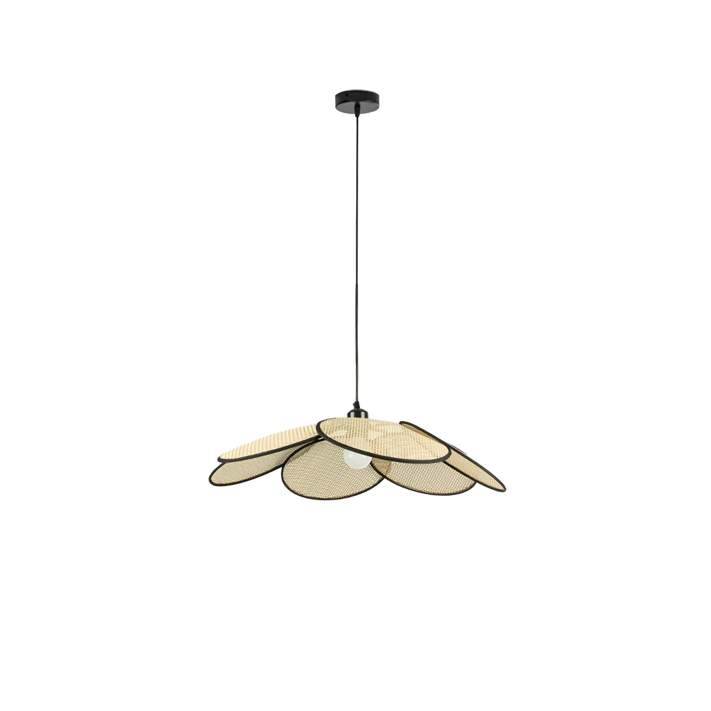 Petals Rattan Pendant Light