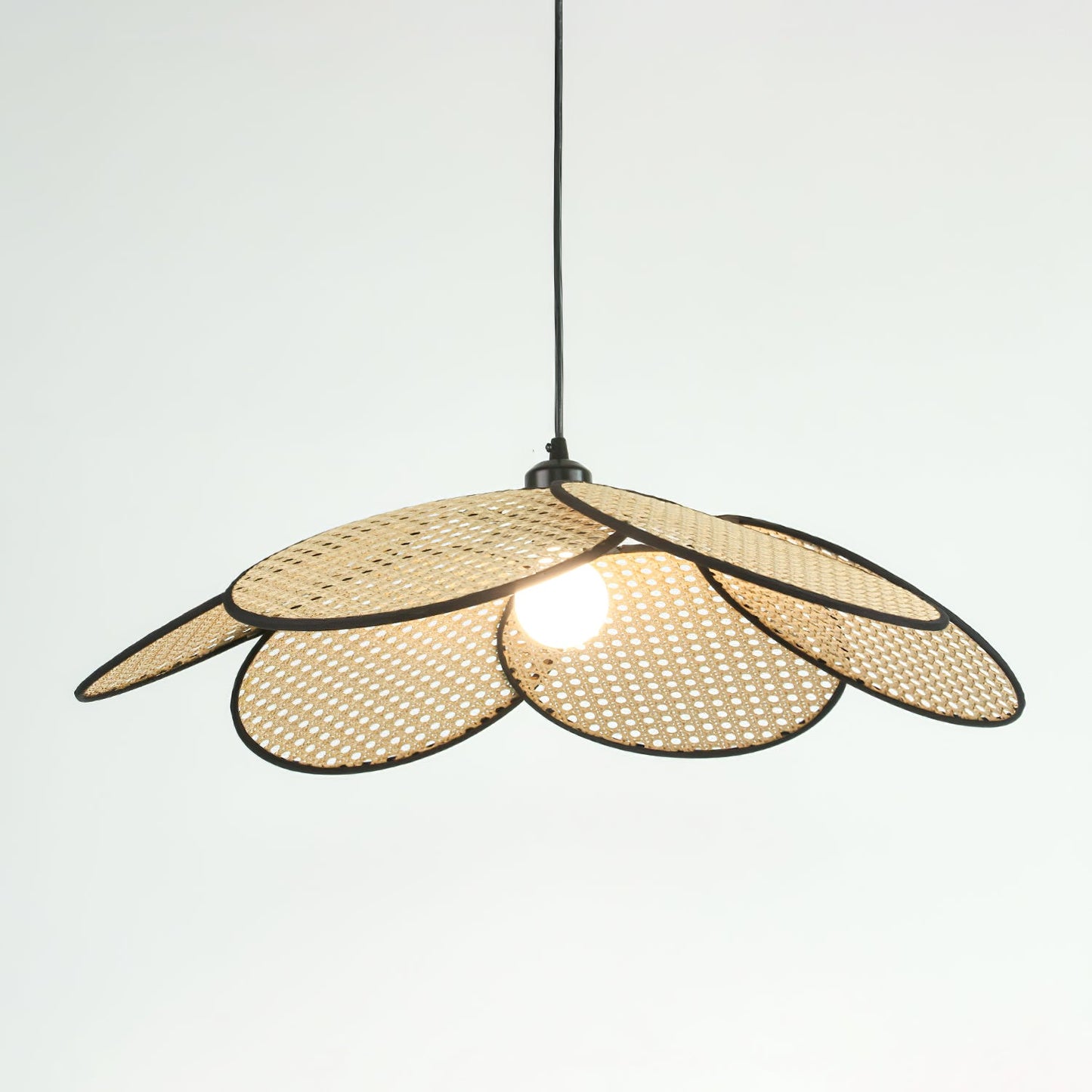 Petals Rattan Pendant Light